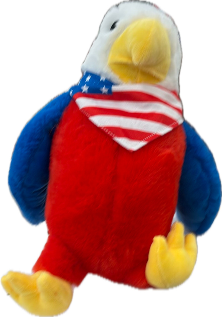 Eagle Mascot, a captured specimen