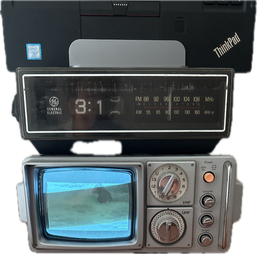 Portable Television, a recorded specimen