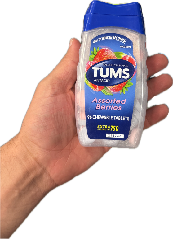 Tums Antacid Bottle
