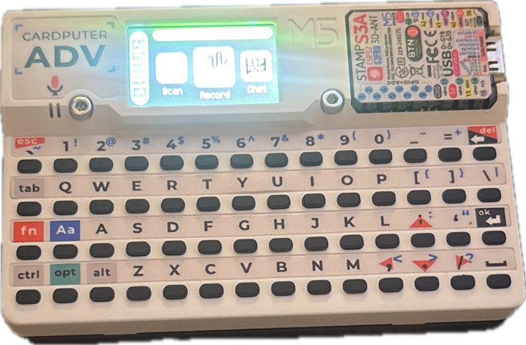 Cardputer Adv, a captured specimen