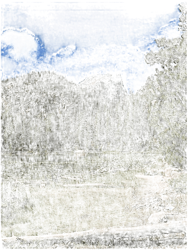 Mountain Landscape, a recorded specimen