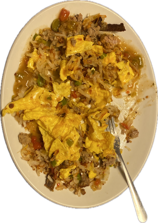 Fried Rice, a captured specimen
