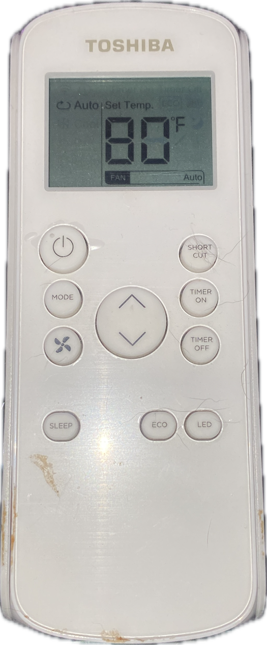 Air Conditioner Remote, a captured specimen
