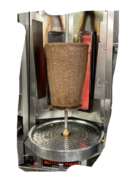 Vertical Rotisserie, a captured specimen