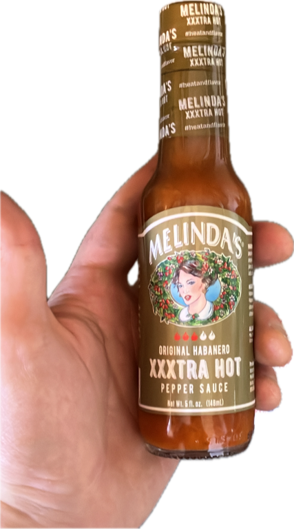 Melinda's Xxxtra Hot Pepper Sauce, a captured specimen