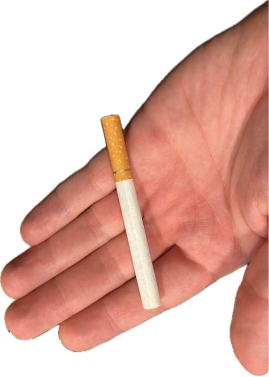Cigarette, a recorded specimen