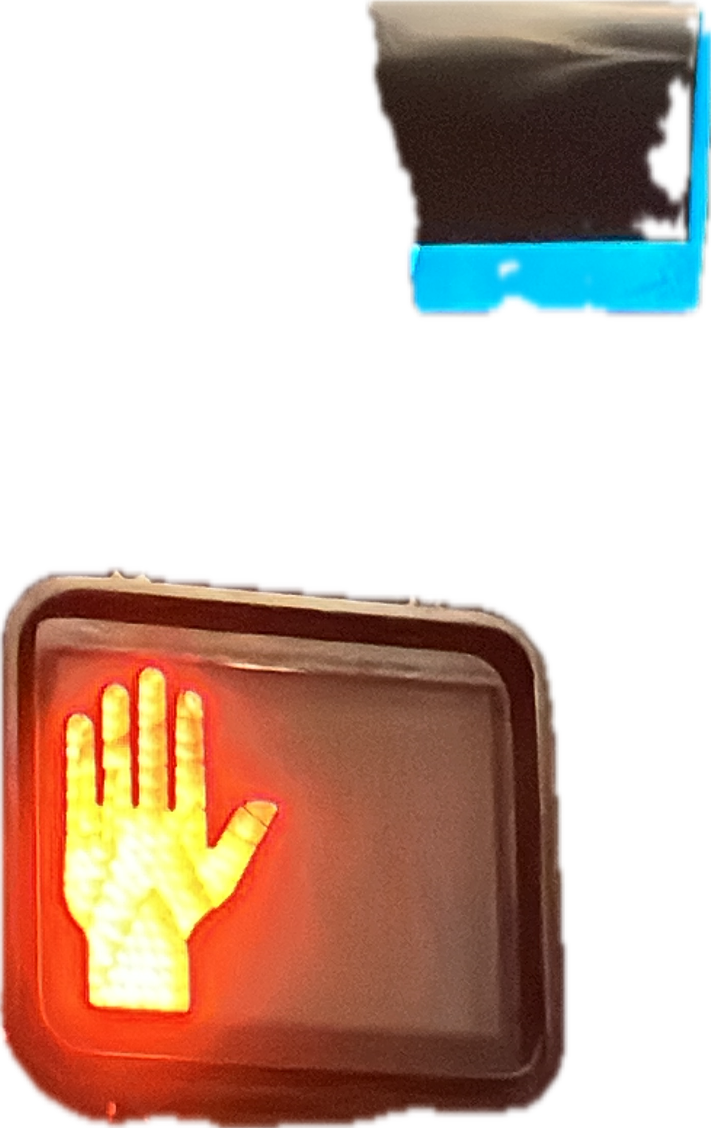 Pedestrian Stop Hand Signal