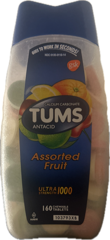 Antacid Tablet Bottle
