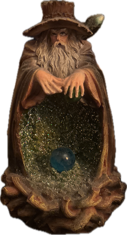 Wizard Figurine, a captured specimen