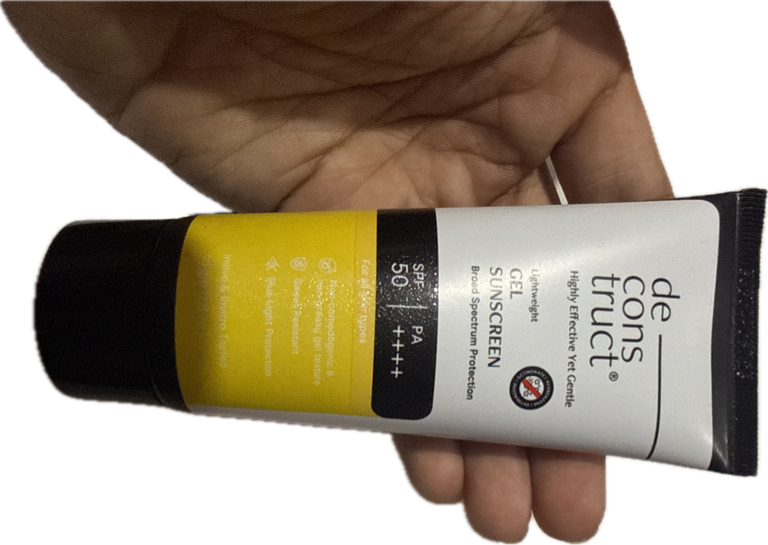 Sunscreen, a captured specimen