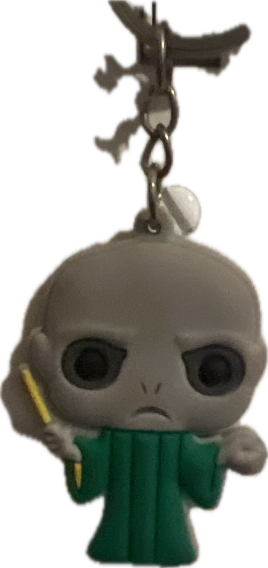 Draco Malfoy Funko Pop Keychain, a captured specimen