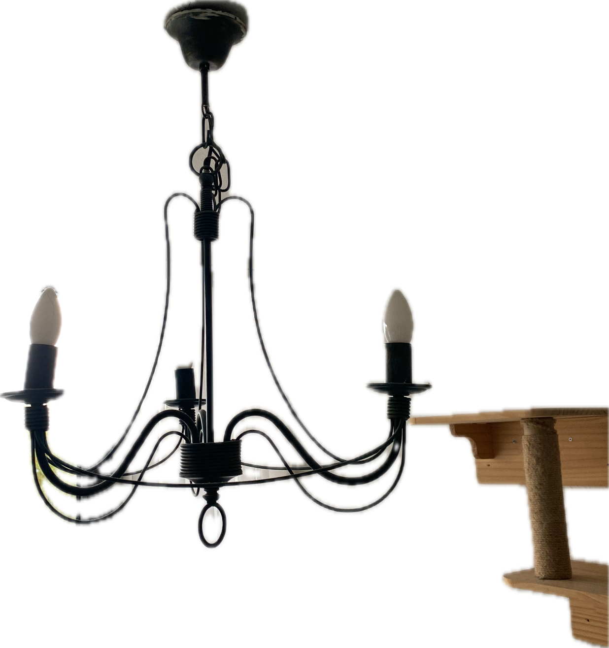 Chandelier, a recorded specimen