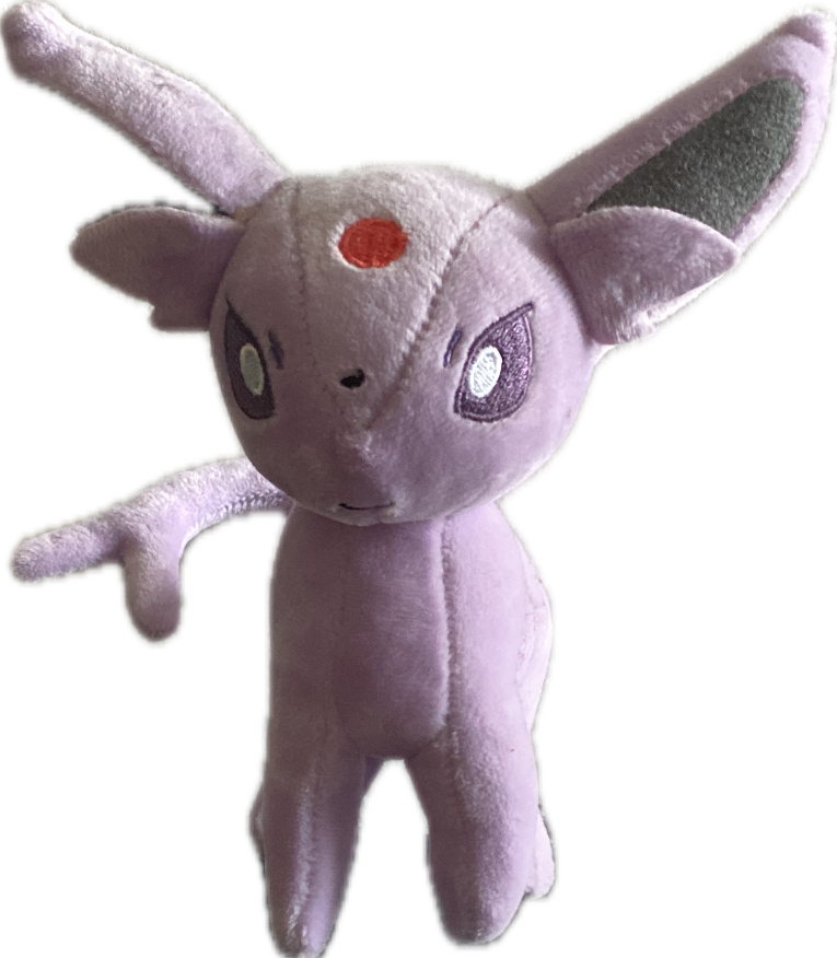 Espeon Plush, a recorded specimen