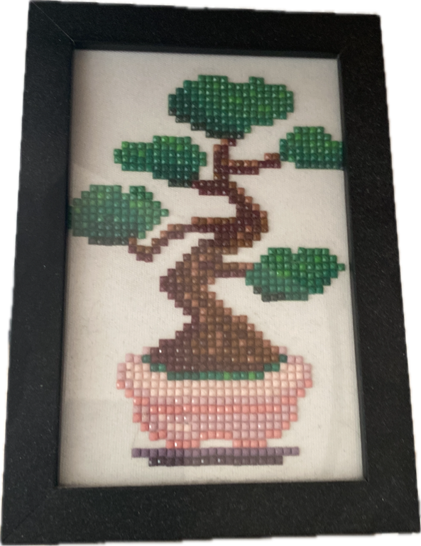 Potted Plant Cross-Stitch, a captured specimen