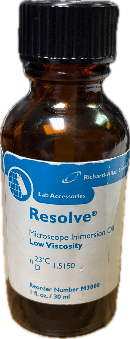 Microscope Immersion Oil