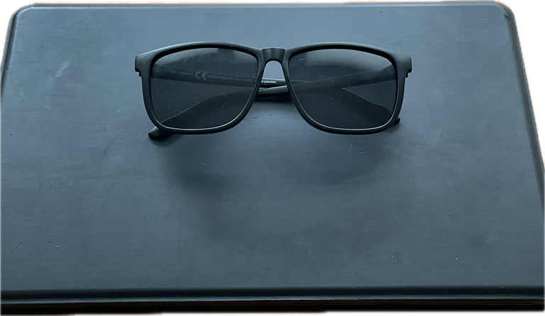 Sunglasses, a recorded specimen