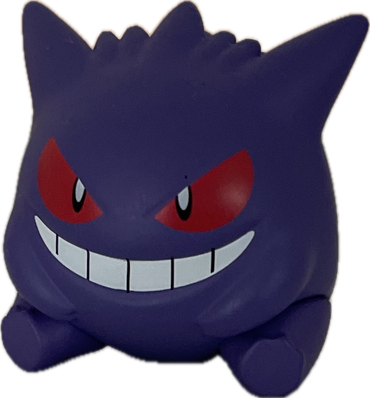 Gengar Figurine, a captured specimen