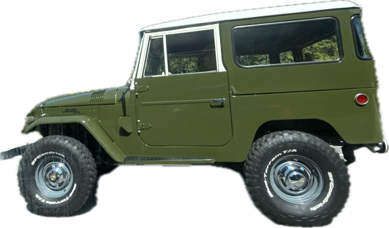 Land Rover, a captured specimen