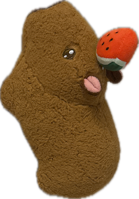 Plushie, a captured specimen