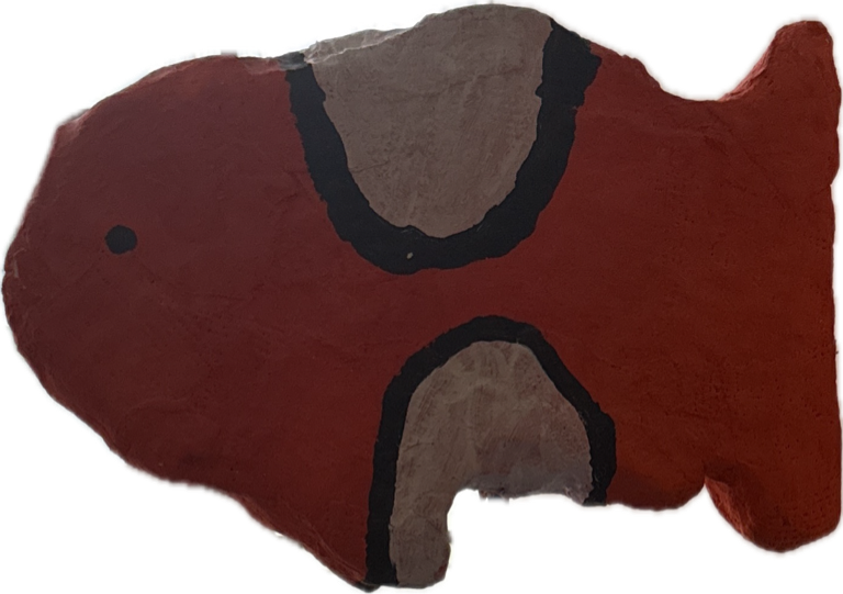 Fish Sculpture, a recorded specimen