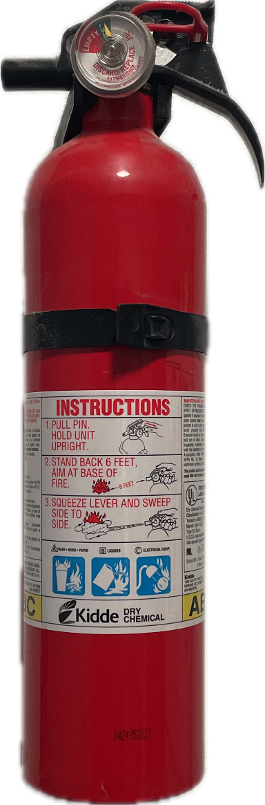 Fire Extinguisher, a recorded specimen