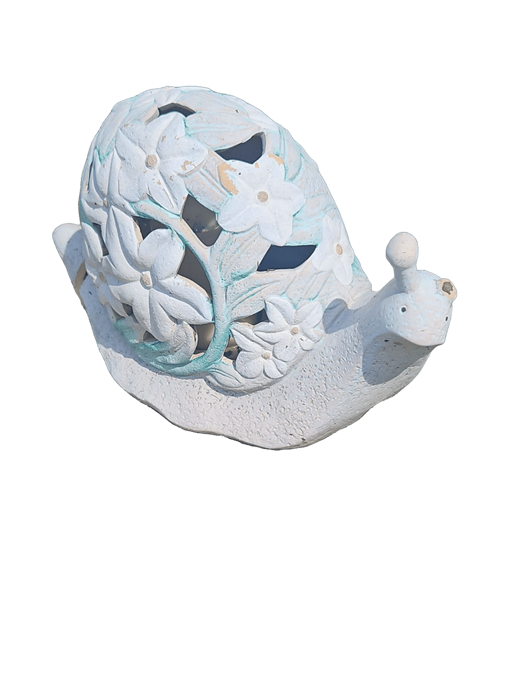 Snail Statue, a captured specimen