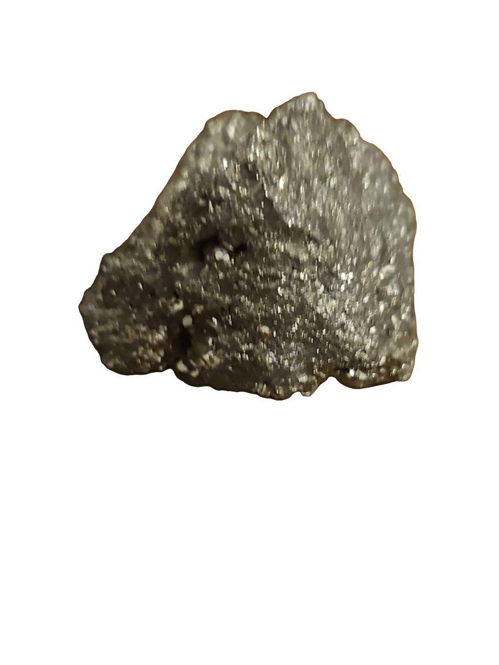 Pyrite, a captured specimen