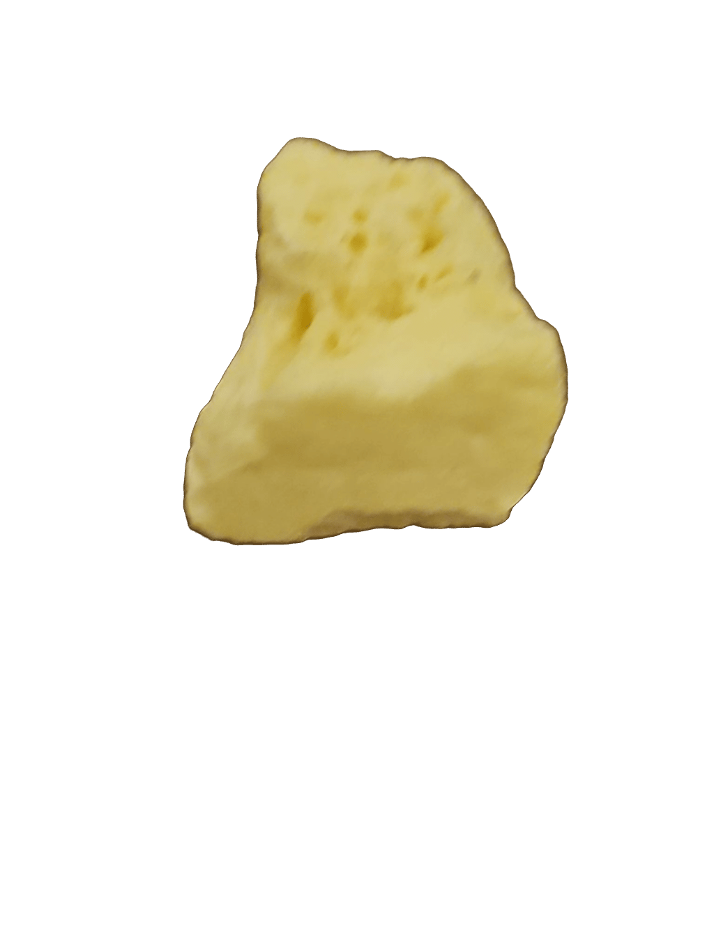 Sulfur, a captured specimen