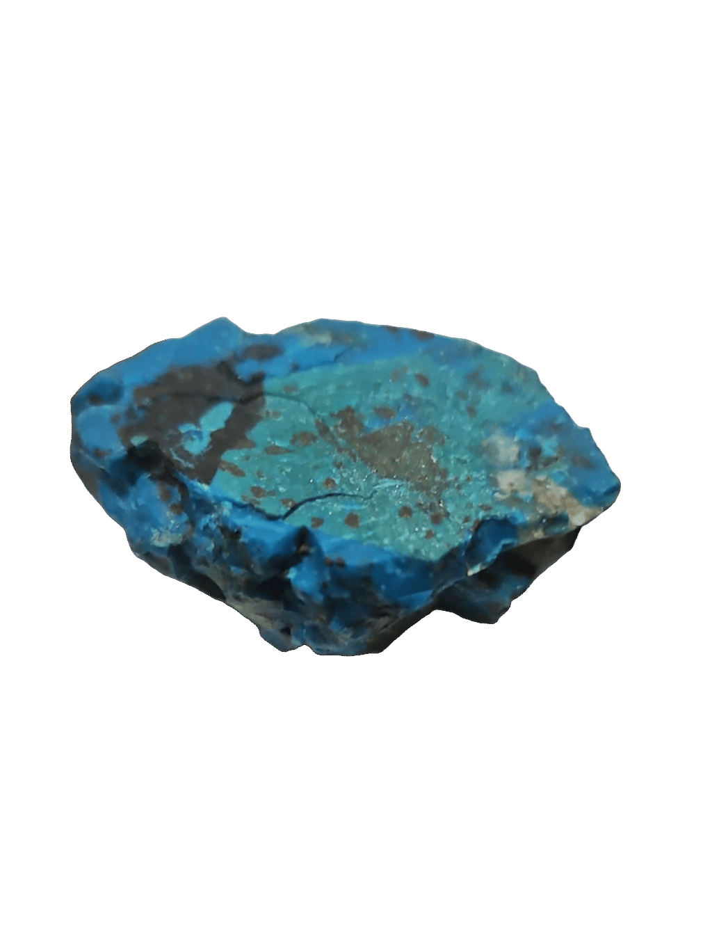 Azurite, a captured specimen