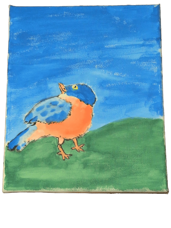 Bird Painting, a recorded specimen