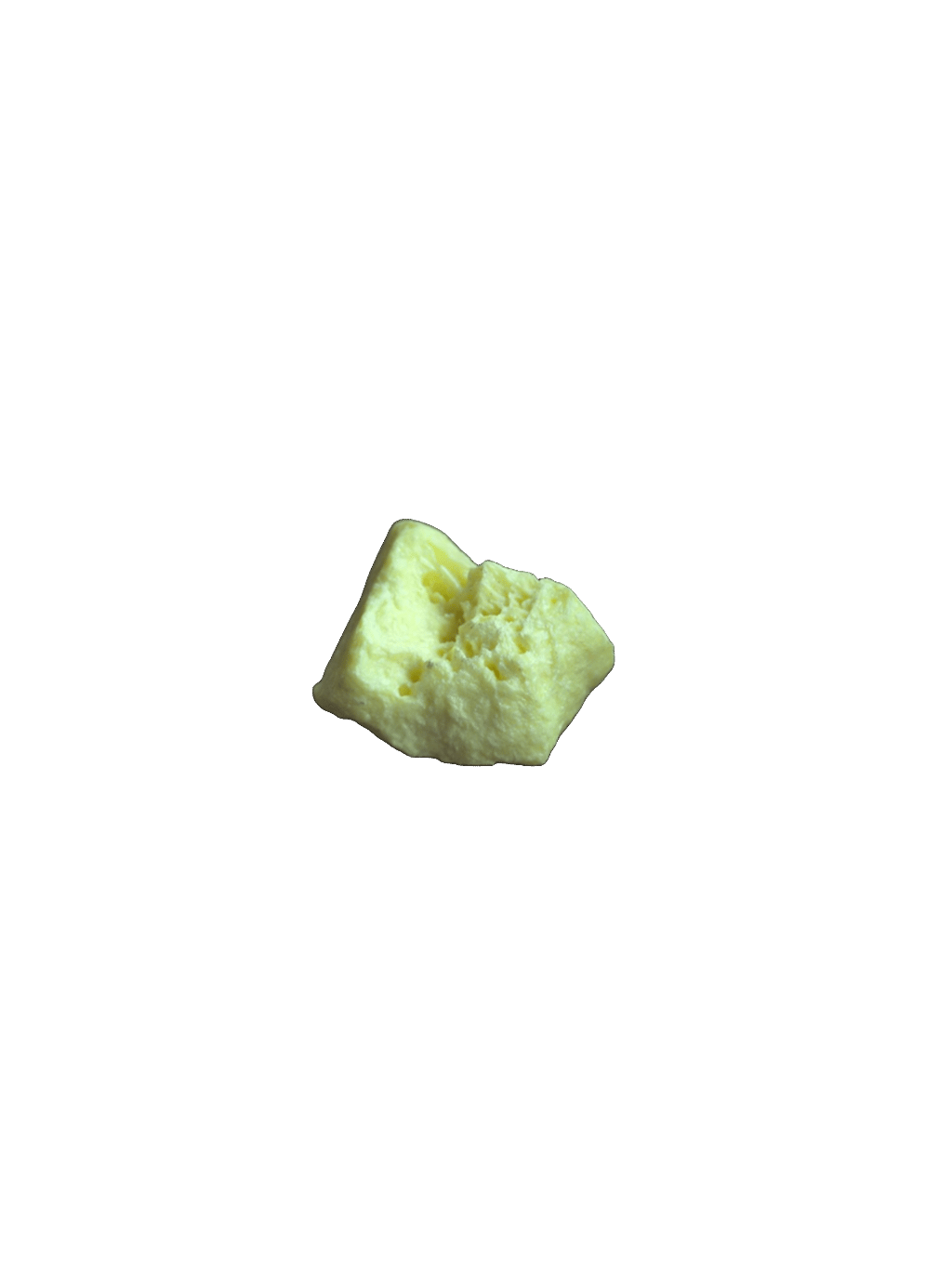 Sulfur, a recorded specimen