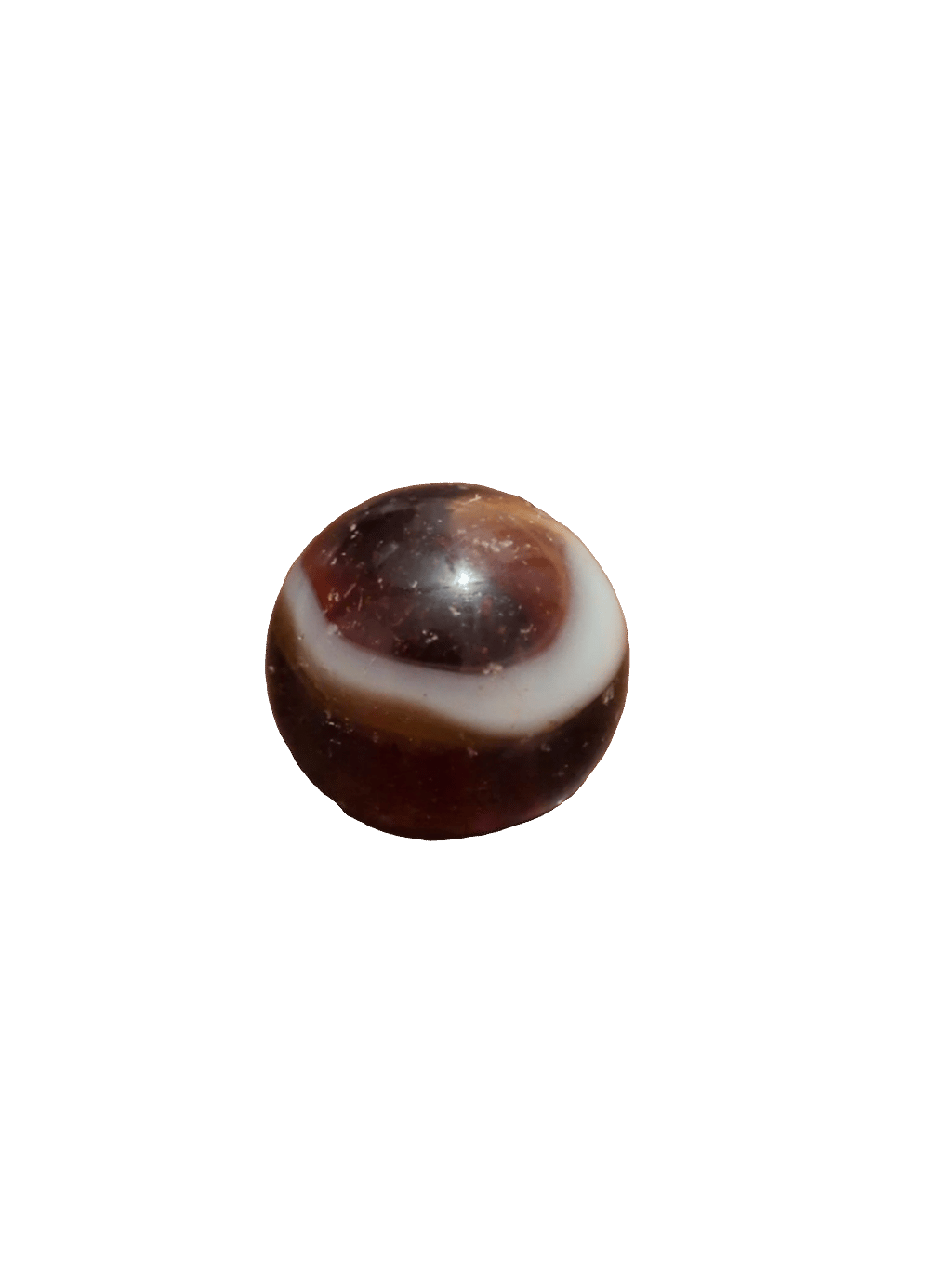 Glass Marble, a recorded specimen