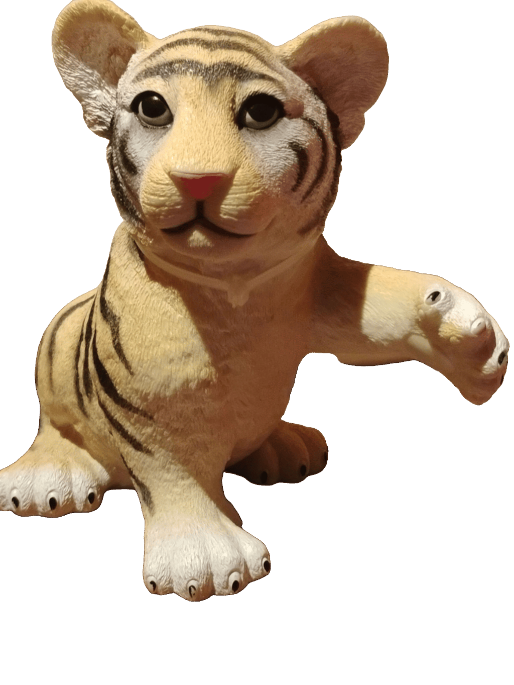 Tiger Figurine, a captured specimen